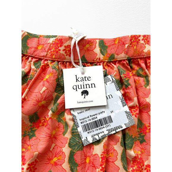 NWT Kate Quinn Bamboo Floral Skirt, Size 5 - Picture 5 of 9